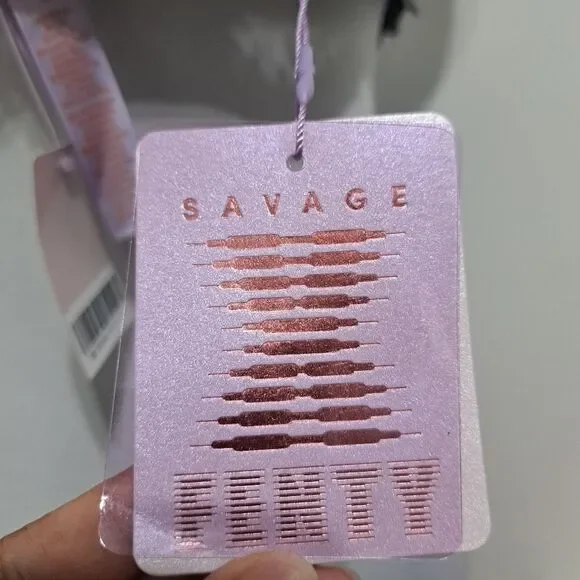 Savage X Fenty Floral Lace Bralette Racerback Pink/ Black Bra 1X NWT - Picture 14 of 17